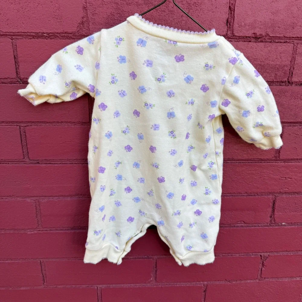 Child of Mine Carter's Baby Girl Newborn Precious Butterfly‎ Pajamas Romper
